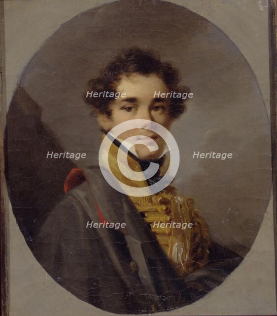 Portrait of Count Vasily Olsufyev (1796-1858), 1813. Artist: Molinari, Alexander (1772-1831)
