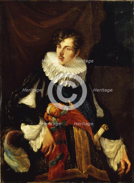 Portrait of Count Vasily Alekseevich Perovsky (1794-1857) in Spanish Costume of the 17th century, 1809. Artist: Kiprensky, Orest Adamovich (1782-1836)