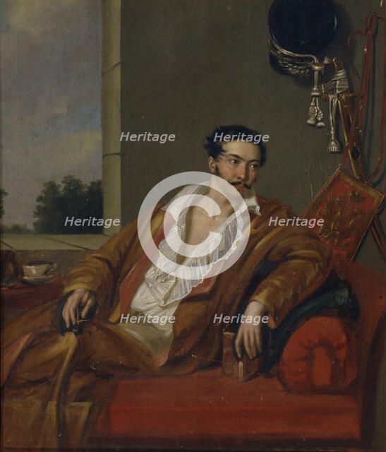 Portrait of Count Vasily Fyodorovich Gagarin, c. 1810. Artist: Anonymous  