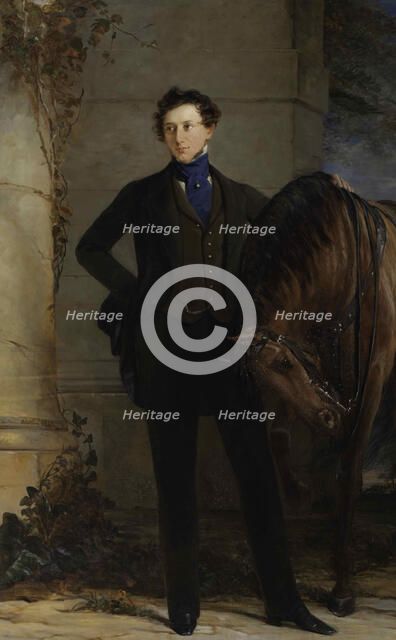 Portrait of Count Vladimir Petrovich Orlov-Davydov (1809-1882), 1840. Creator: Robertson, Christina (1796-1854).