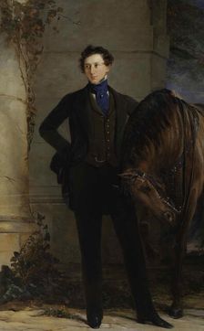 Portrait of Count Vladimir Petrovich Orlov-Davydov (1809-1882), 1840. Creator: Robertson, Christina (1796-1854)
