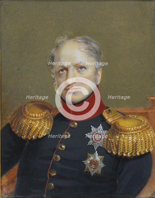 Portrait of Count Yegor Frantsevich Kankrin (1774-1845). Creator: Winberg, Ivan Andreyevich (?-1851).