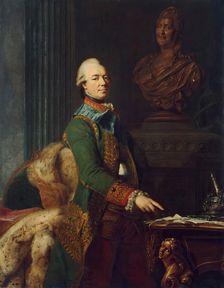 Portrait of Count Zakhar Chernyshev, 1776. Creator: Alexander Roslin