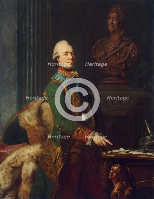 Portrait of Count Zakhar Chernyshov, ca 1776. Artist: Roslin, Alexander (1718-1793)