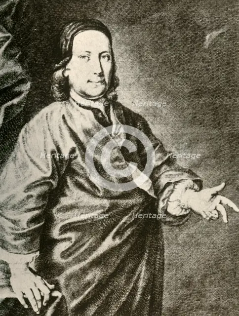 'Portrait of Count Zinzendorf in a preacher's robe', c1740, (1937). Creator: Unknown.