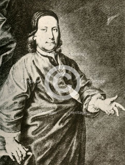'Portrait of Count Zinzendorf in a preacher's robe', c1740, (1937). Creator: Unknown.