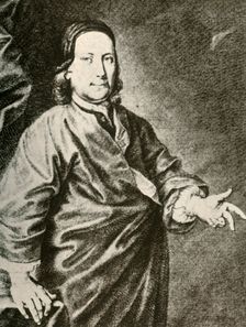 Portrait of Count Zinzendorf in a preacher's robe c1740, (1937). Creator: Unknown