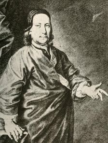 Portrait of Count Zinzendorf in a preacher's robe c1740, (1937). Creator: Unknown