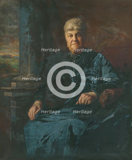 Portrait of Countess Csákyová, 1923. Creator: Andrej Baca.