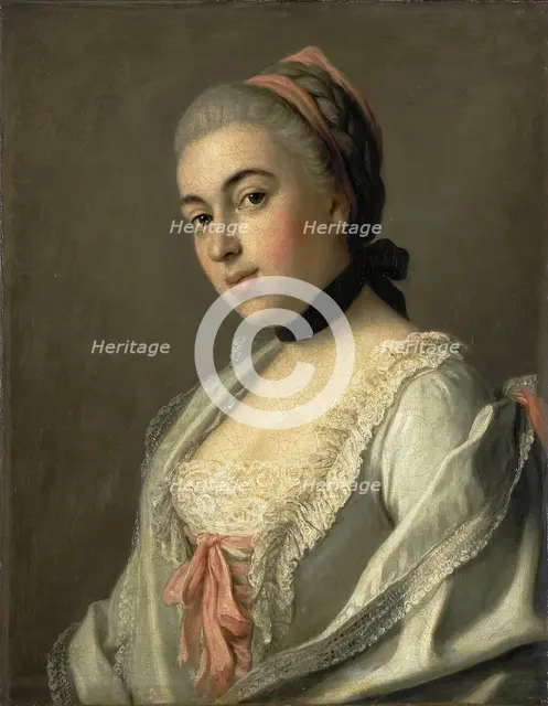 Portrait of Countess A.M. Vorontsova, 1759. Creator: Pietro Rotari.