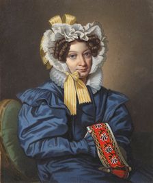 Portrait of Countess A.M. Golitsyna, 1830s. Creator: Hampeln, Carl, von (1794-after 1880)
