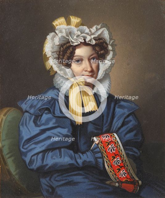 Portrait of Countess A.M. Golitsyna, 1830s. Creator: Hampeln, Carl, von (1794-after 1880).