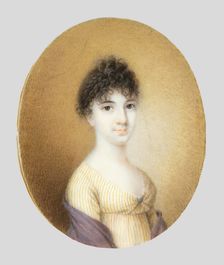 Portrait of Countess Antónia Bolz, 1800-1810. Creator: Unknown
