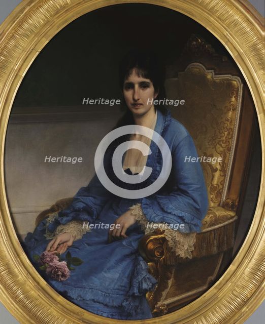 Portrait of Countess Antonietta Negroni Prati Morosini, 1871-1872. Creator: Hayez, Francesco (1791-1882).