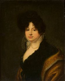 Portrait of Countess Anastasia Shcherbatova (1774-1841), née Musina-Pushkina, c1808. Creator: Kiprensky, Orest Adamovich (1782-1836)