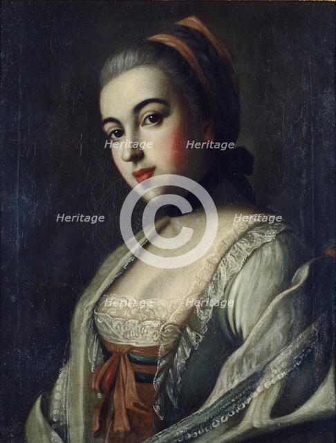 Portrait of Countess Anna Vorontsova (1743-1769), 1761. Artist: Antropov, Alexei Petrovich (1716-1795)