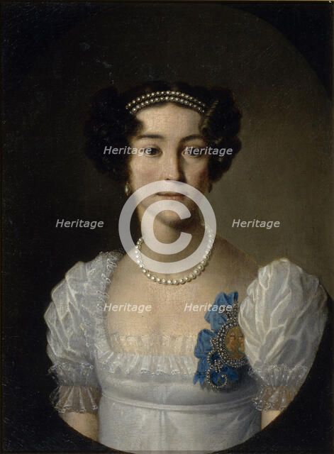 Portrait of Countess Anna Alexeyevna Orlova of Chesma (1785-1848), Early 19th cen.. Artist: Anonymous  