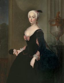 Portrait of Countess Anna Elisabeth von der Schulenburg (1720-1741), First half of the 18th cent