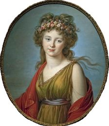 Portrait of Countess Anna Flora von Kageneck (1779-1857), 1792. Creator: Vigée Le Brun; Louise Élisabeth (1755-1842)