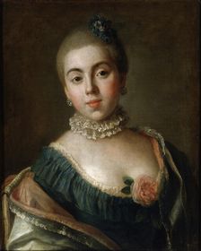 Portrait of Countess Anna Golitsyna, Baroness Stroganova 1759. Artist: Pietro Rotari