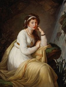 Portrait of Countess Anna Ivanovna Tolstaya, née Princess Baryatinskaya (1774-1825), 1796. Creator: Vigée Le Brun, Louise Élisabeth (1755-1842)