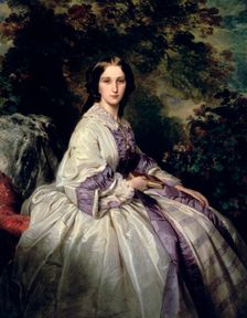 Portrait of Countess Alexander Nikolaevitch Lamsdorff 1859. Artist: Franz Xaver Winterhalter