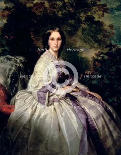 'Portrait of Countess Alexander Nikolaevitch Lamsdorff', 1859.  Artist: Franz Xaver Winterhalter