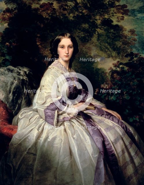 'Portrait of Countess Alexander Nikolaevitch Lamsdorff', 1859.  Artist: Franz Xaver Winterhalter