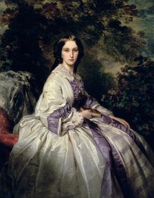 Portrait of Countess Alexander Nikolaevitch Lamsdorff 1859. Artist: Franz Xaver Winterhalter