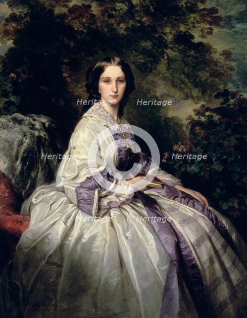 'Portrait of Countess Alexander Nikolaevitch Lamsdorff', 1859.  Artist: Franz Xaver Winterhalter