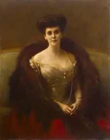 Portrait of Countess Gogonfelsen (Princess Olga Paley), 1902. Creator: Pascal Adolphe Jean Dagnan-Bouveret