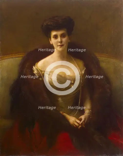 Portrait of Countess Gogonfelsen (Princess Olga Paley), 1902. Creator: Pascal Adolphe Jean Dagnan-Bouveret.
