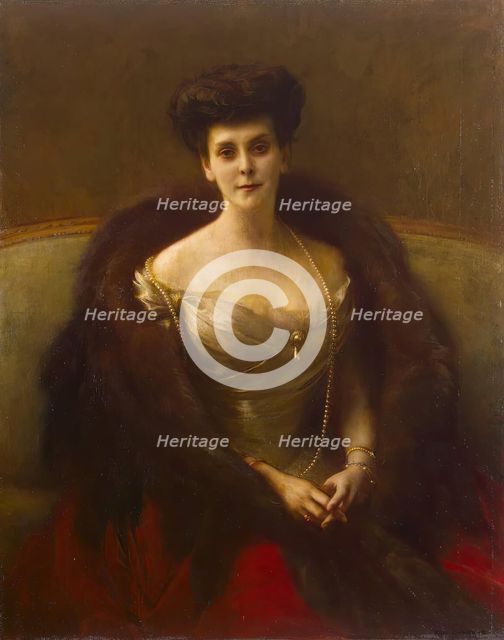 Portrait of Countess Gogonfelsen (Princess Olga Paley), 1902. Creator: Pascal Adolphe Jean Dagnan-Bouveret.