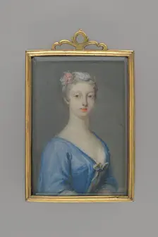 Portrait of Countess Grafin von Furstenberg, c.1740. Creator: Rosalba Giovanna Carriera