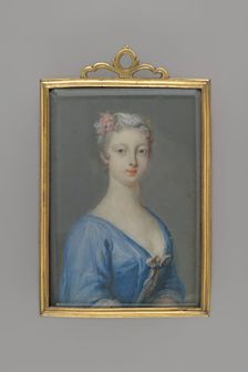 Portrait of Countess Grafin von Furstenberg, c.1740. Creator: Rosalba Giovanna Carriera