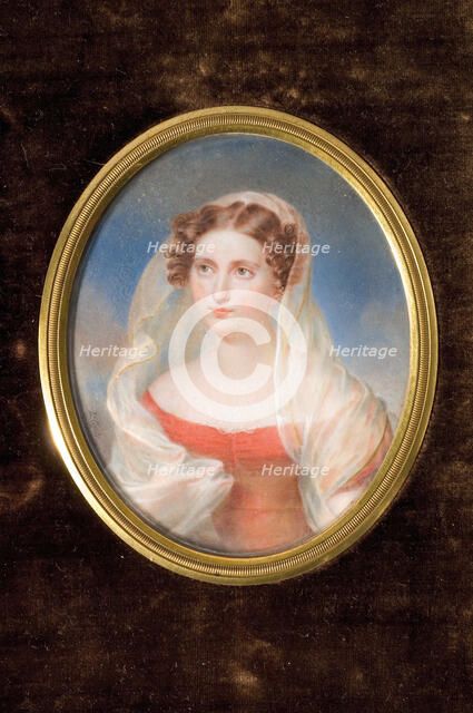 Portrait of Countess Dolly de Ficquelmont (1804-1863). Artist: Comte de Girardin, Alexandre François Louis (1777-1848)