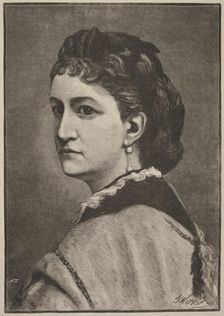 Portrait of Countess Delfina Potocka, née Komar (1807-1877). Creator: Zajkowski, Andrzej (1851-1914)