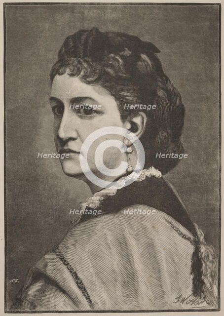 Portrait of Countess Delfina Potocka, née Komar (1807-1877). Creator: Zajkowski, Andrzej (1851-1914).