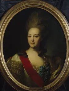 Portrait of Countess Ekaterina Nikolayevna Orlova (1758-1781), c. 1779. Artist: Rokotov, Fyodor Stepanovich (1735-1808)