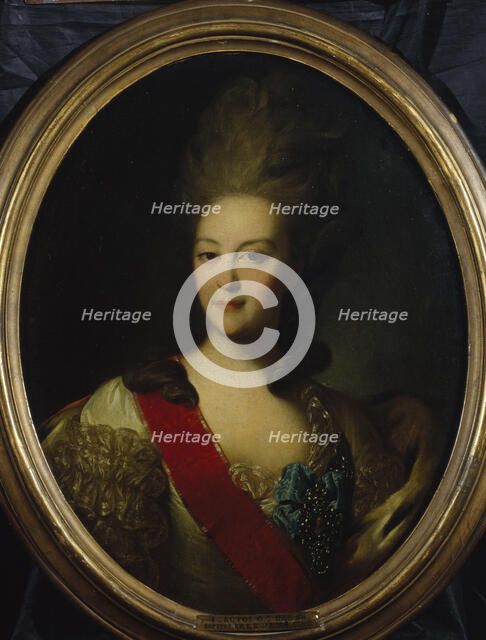 Portrait of Countess Ekaterina Nikolayevna Orlova (1758-1781), c. 1779. Artist: Rokotov, Fyodor Stepanovich (1735-1808)