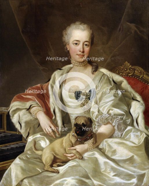 'Portrait of Countess Ekaterina Golitsyna', 1759.  Artist: Louis Michel van Loo