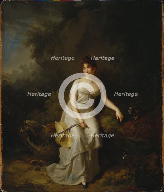 Portrait of Countess Ekaterina Lvovna Golovkina, Late 18th cent.. Artist: Anonymous  