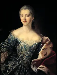 Portrait of Countess Ekaterina Lobanov-Rostovsky 1754. Creator: Argunov, Ivan Petrovich (1729-1802)