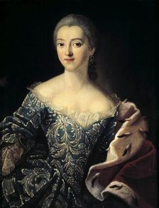 Portrait of Countess Ekaterina Lobanov-Rostovsky 1754. Creator: Argunov, Ivan Petrovich (1729-1802)