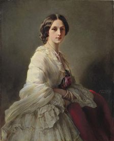 Portrait of Countess Elena Ivanovna Orlova-Denisova, née Tchertkova (1830-1891), 1853. Creator: Winterhalter, Franz Xavier (1805-1873)