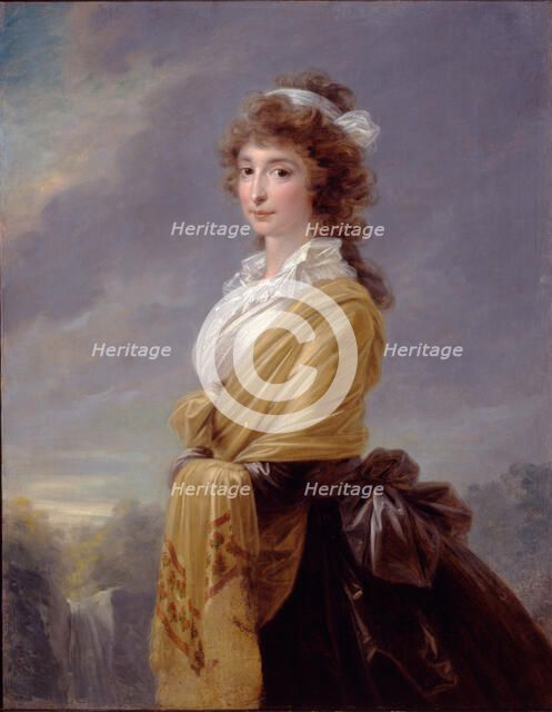 Portrait of Countess Elisabeth von Thun-Hohenstein (1764-1806), 1787. Artist: Füger, Heinrich Friedrich (1751-1818)