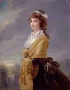Portrait of Countess Elisabeth von Thun-Hohenstein (1764-1806), 1787. Artist: Füger, Heinrich Friedrich (1751-1818)