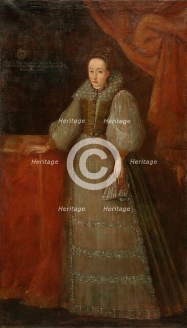 Portrait of Countess Elizabeth Báthory (1560-1614), First third of 17th cen. Creator: Anonymous.