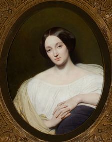 Portrait of Countess Katarzyna Potocka (1825-1907), née Branicka, 1850. Creator: Scheffer, Ary (1795-1858)
