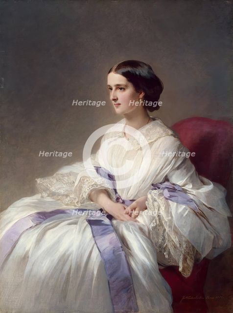 Portrait of Countess Olga Shuvalova, 1858. Creator: Franz Xaver Winterhalter.
